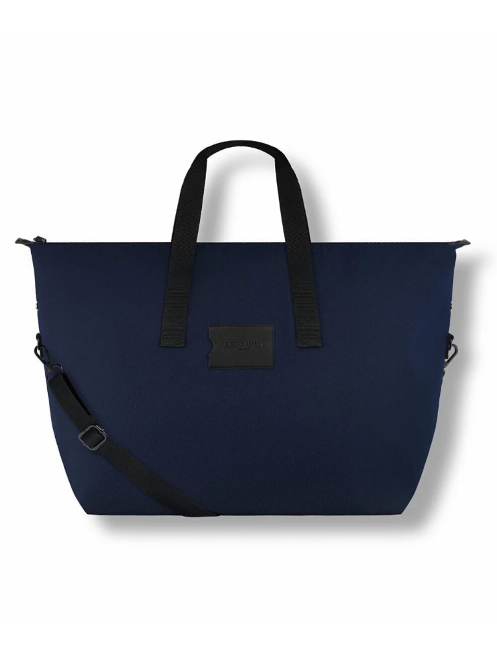 Giorgio Armani Fragrance Twill Canvas Duffle Weekend Bag Adjustable Strap NEW